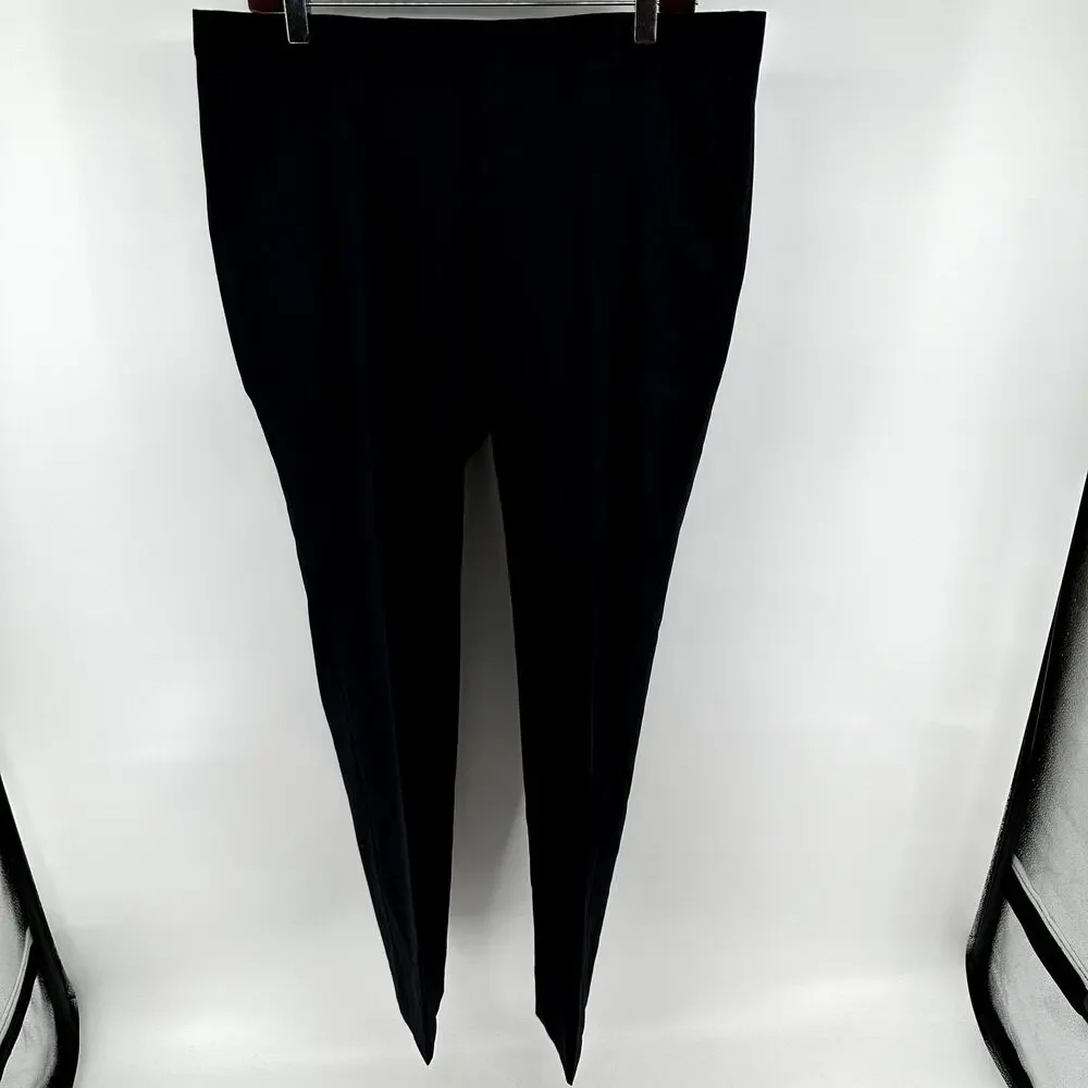 ZZegna Drop 7 Suit Set Notch Lapel Jacket Pleated Pants Wool Navy Blue 54R